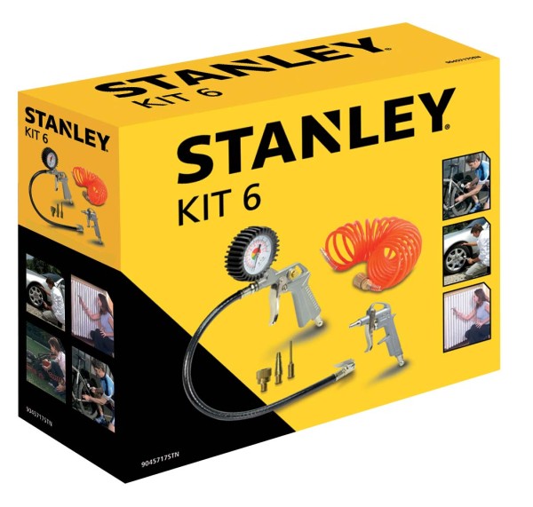 Stanley Druckluft Set Kit 6
